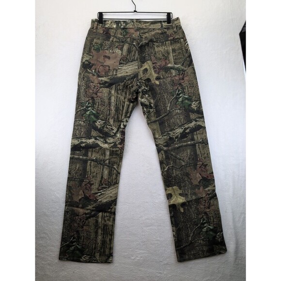 Mossy Oak Camouflage Break -Up Infinity Jeans Mens Sz 32x32 Hunting 5 Pockets - Picture 10 of 13
